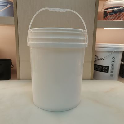 คุณภาพ  Seal Lid 20 Litre Round Plastic Bucket Screen Printing โรงงาน