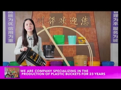 1L 2L 3L 4L 5L 10LC กล่องเคมีที่มีฝา ป้องกันการกัดกร่อน ถังพลาสติกกลมขนาดใหญ่