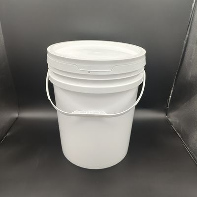 ODM OEM ถังเก็บของสีขาวที่มีฝา 1L 2L 3L 5L 10L 18L 20L 25L