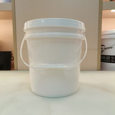 สีขาว สีดํา 10L กลม พลาสติกถัง วัสดุ PP ด้วยปิดปริมณฑล