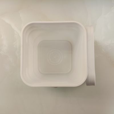 ODM OEM ถังพลาสติกสแควร์ 10 ลิตรที่มีมือ ทนต่อสารเคมี