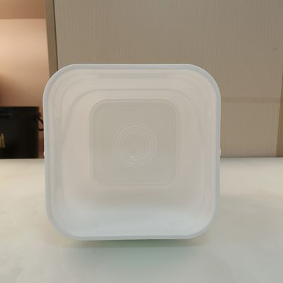 พอลิโพรพีเลน PP 10l สี่เหลี่ยม พลาสติกถังด้วยฝาไม่เป็นพิษ