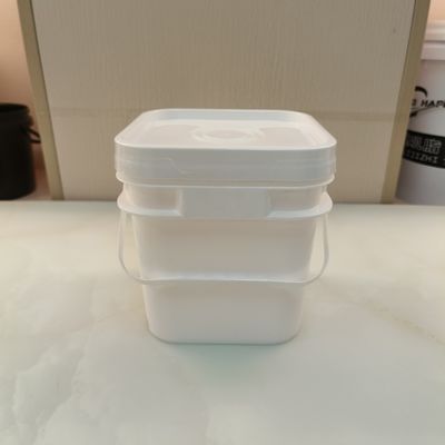 พอลิโพรพีเลน PP 10l สี่เหลี่ยม พลาสติกถังด้วยฝาไม่เป็นพิษ