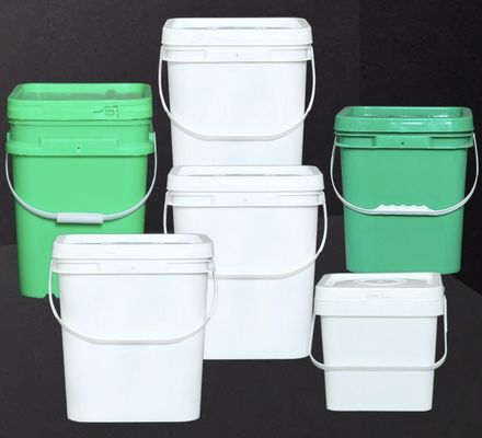 12' Poly Buil Square Storage Buckets With Lids 2 ปอนด์