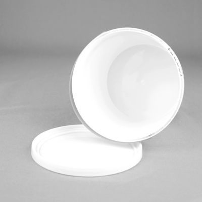 OEM ODM 1-25 ลิตร ถังเก็บอาหารสีขาวที่มีสกรูบนฝา