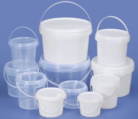ถังพลาสติกใส 5l พร้อมฝาปัก