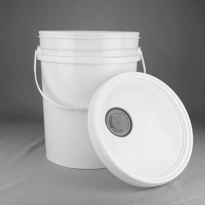 Snap On Lid 5 แกลลอนน้ํามันเสียถังกลมถังพลาสติก OEM ODM