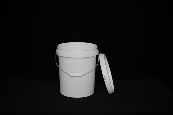 กลมสีขาว Custom Logo อาหารเกรด อาหารเก็บถัง เครื่องซักจาน Safe / Stackable